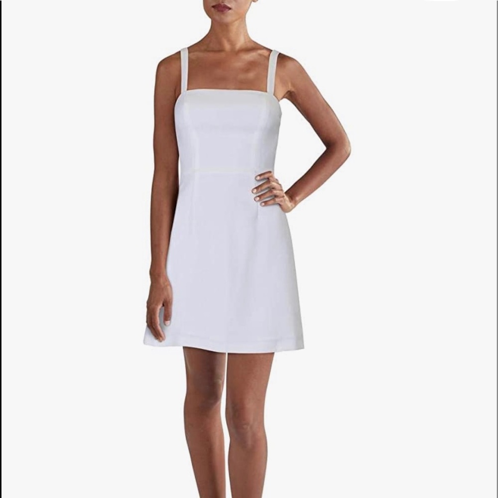 White French connection whisper straight neck dress